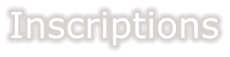 Inscriptions